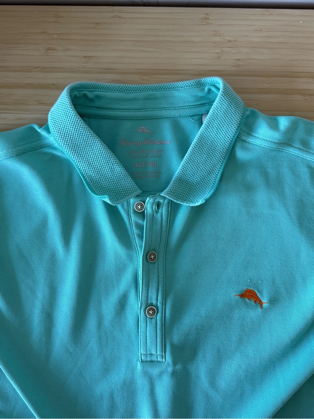 Tommy Bahama Turquoise Polo Shirt